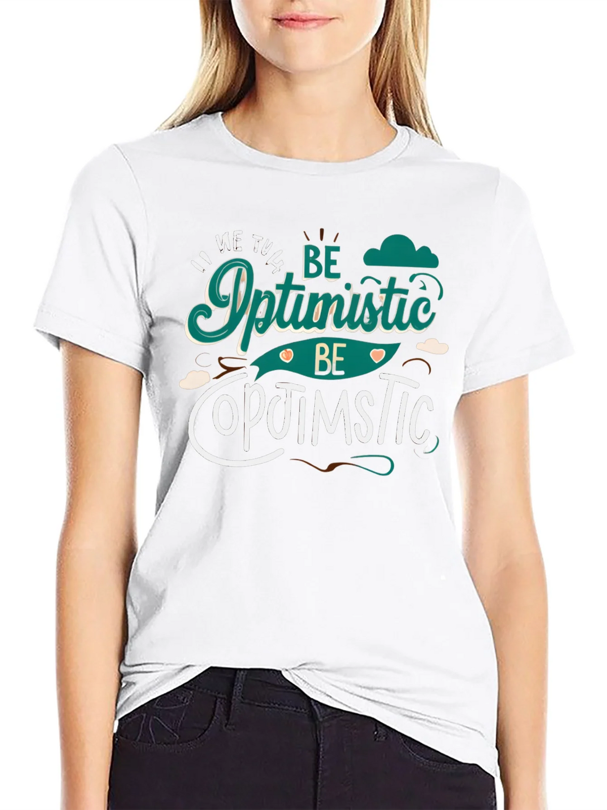 Be Optimistic Graphic Tee - Positive Vibes Shirt product image 8