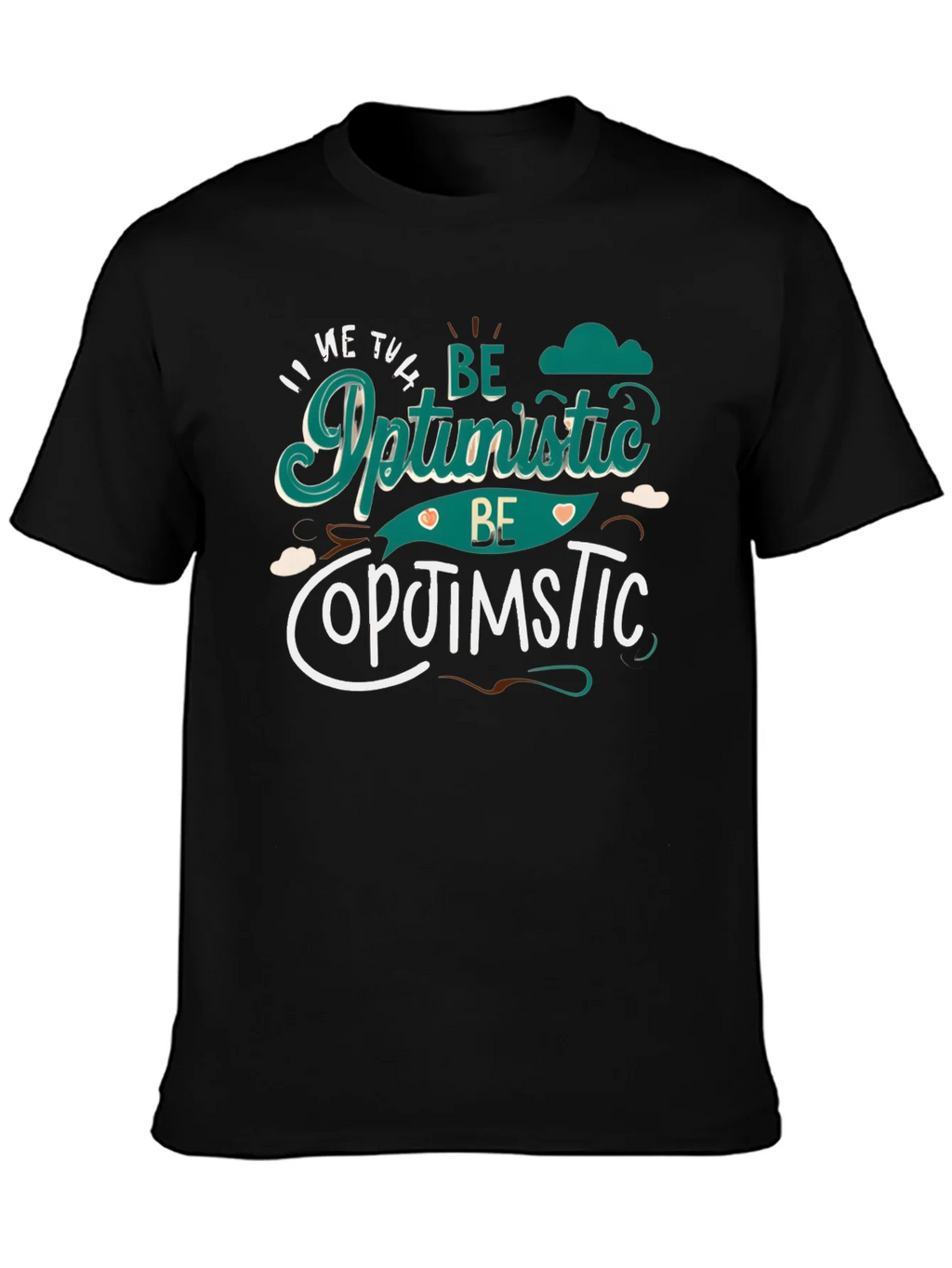 Be Optimistic Graphic Tee - Positive Vibes Shirt product image 3