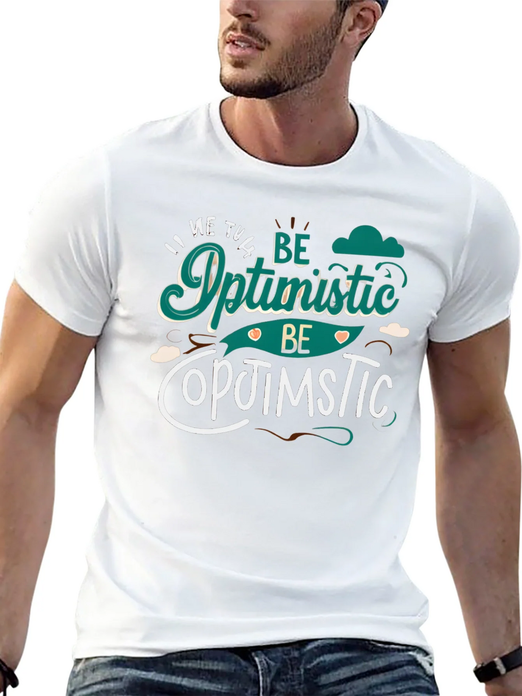 Be Optimistic Graphic Tee - Positive Vibes Shirt product image 12