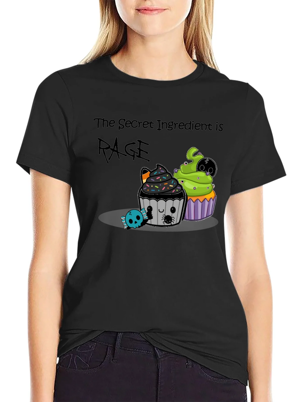 Rage Ingredient Halloween Cupcake Graphic Tee product image 2