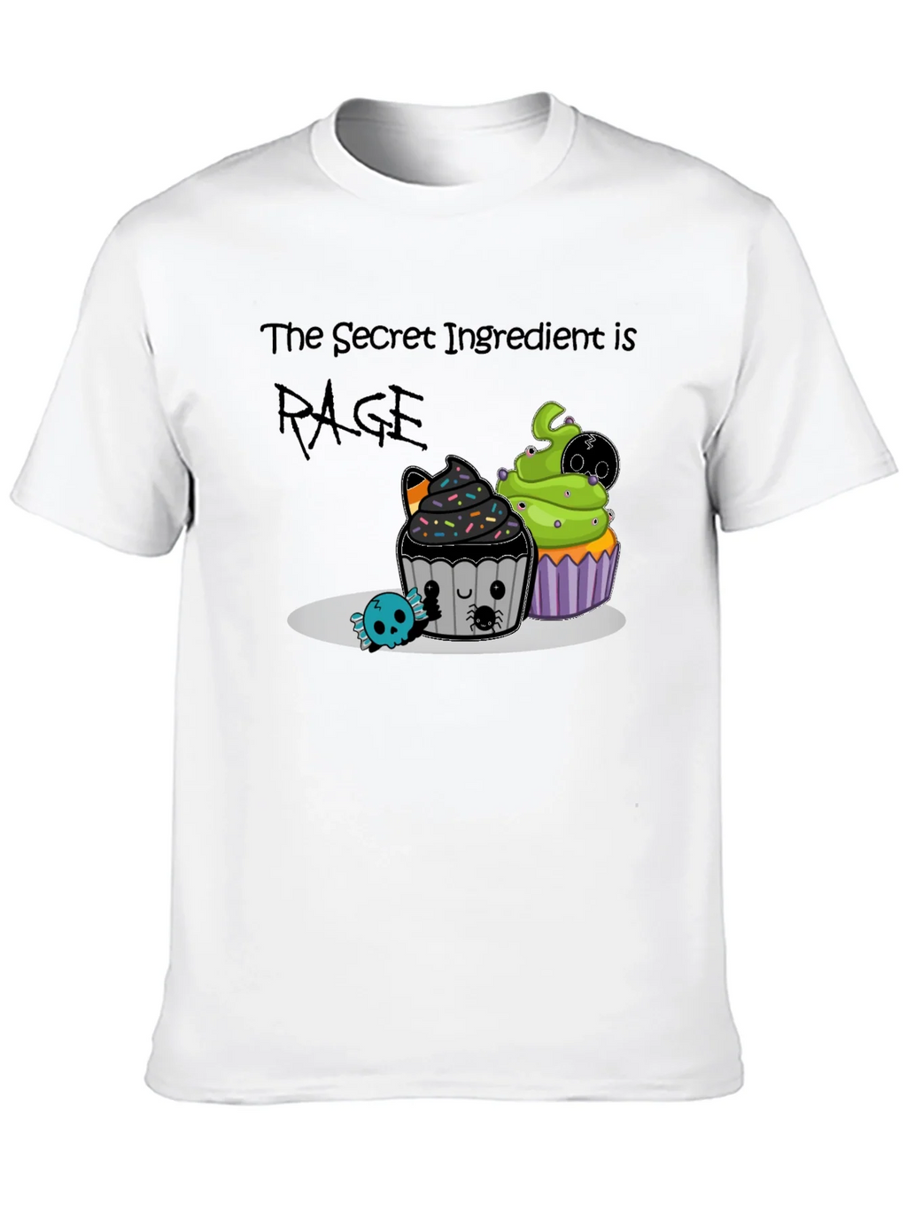 Rage Ingredient Halloween Cupcake Graphic Tee product image 4