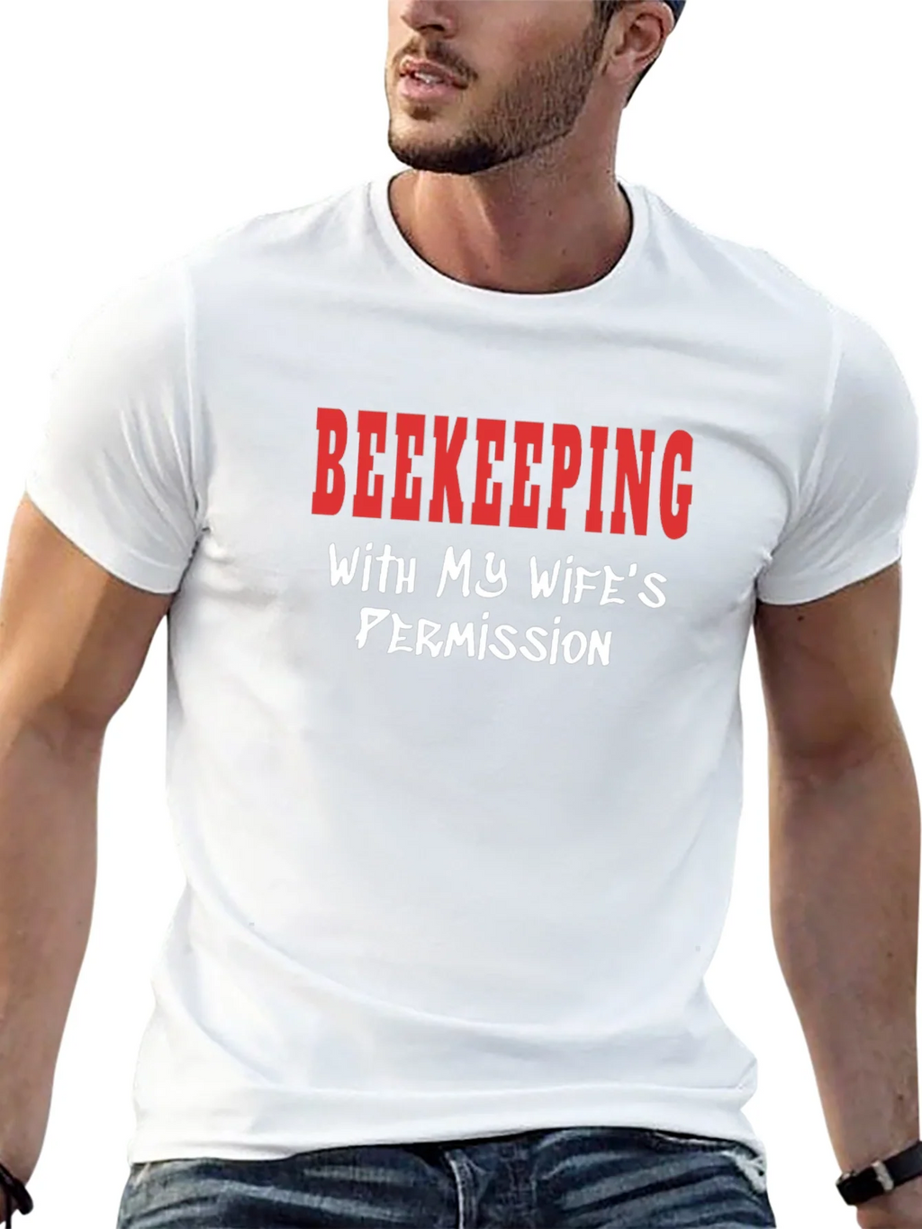 Beekeeping With My Wifes Permission T-Shirt product image 12