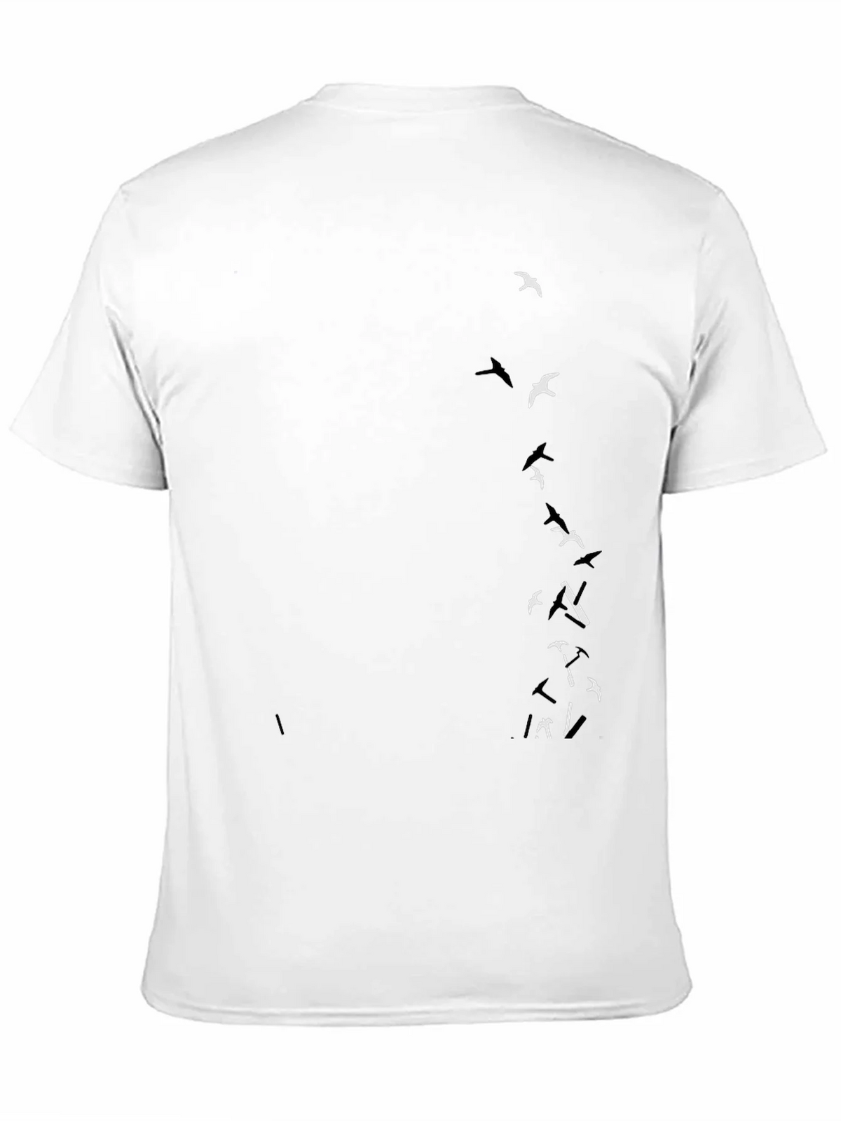 Black T-Shirt with Bird Graphic product image 10