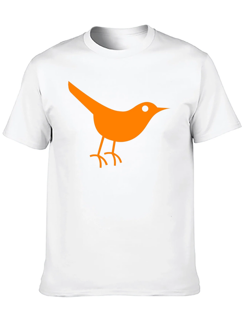 Orange Bird Graphic Black T-Shirt product image 9