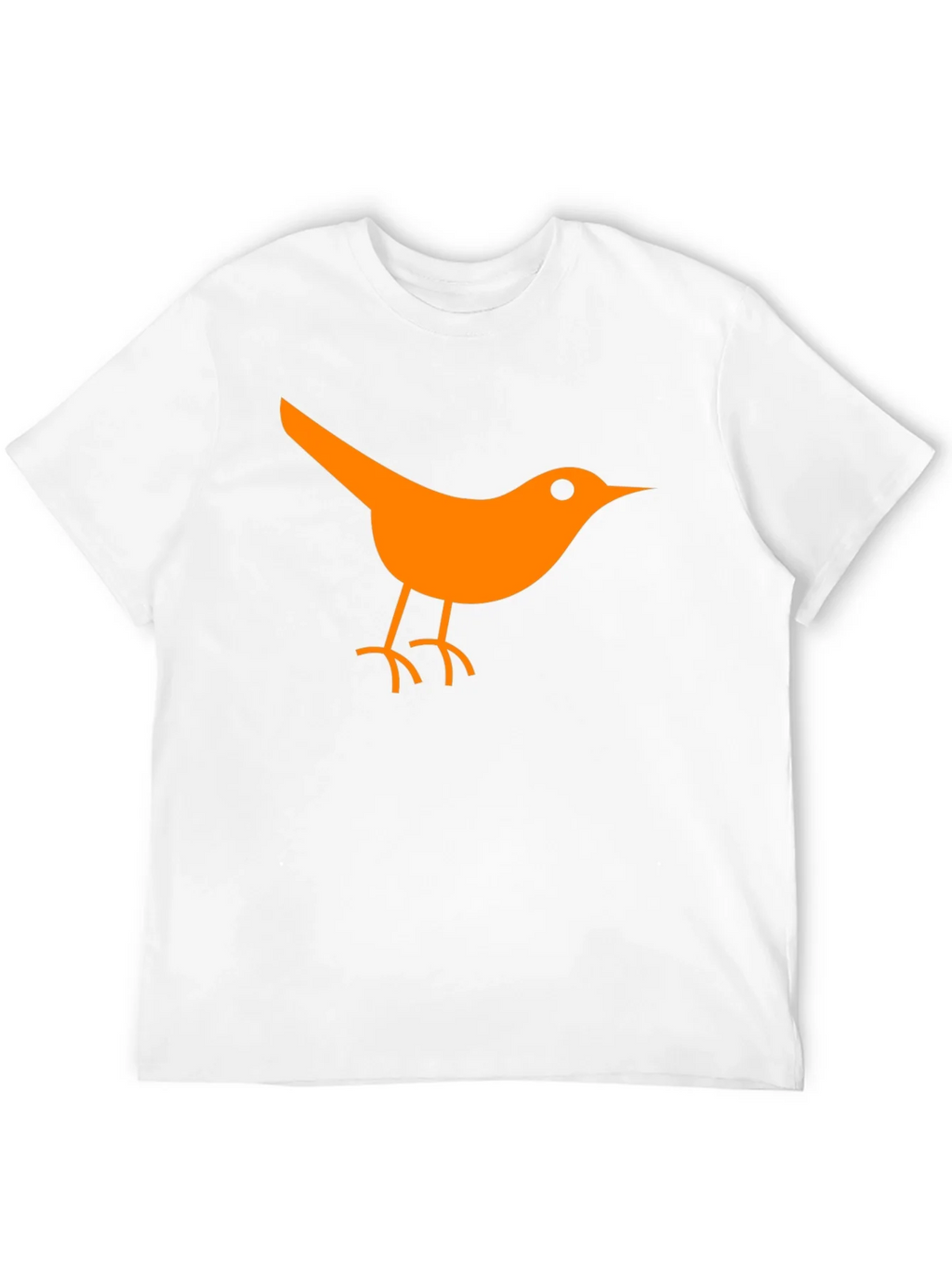 Orange Bird Graphic Black T-Shirt product image 11