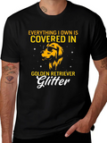 Golden Retriever Glitter T-Shirt product image 1