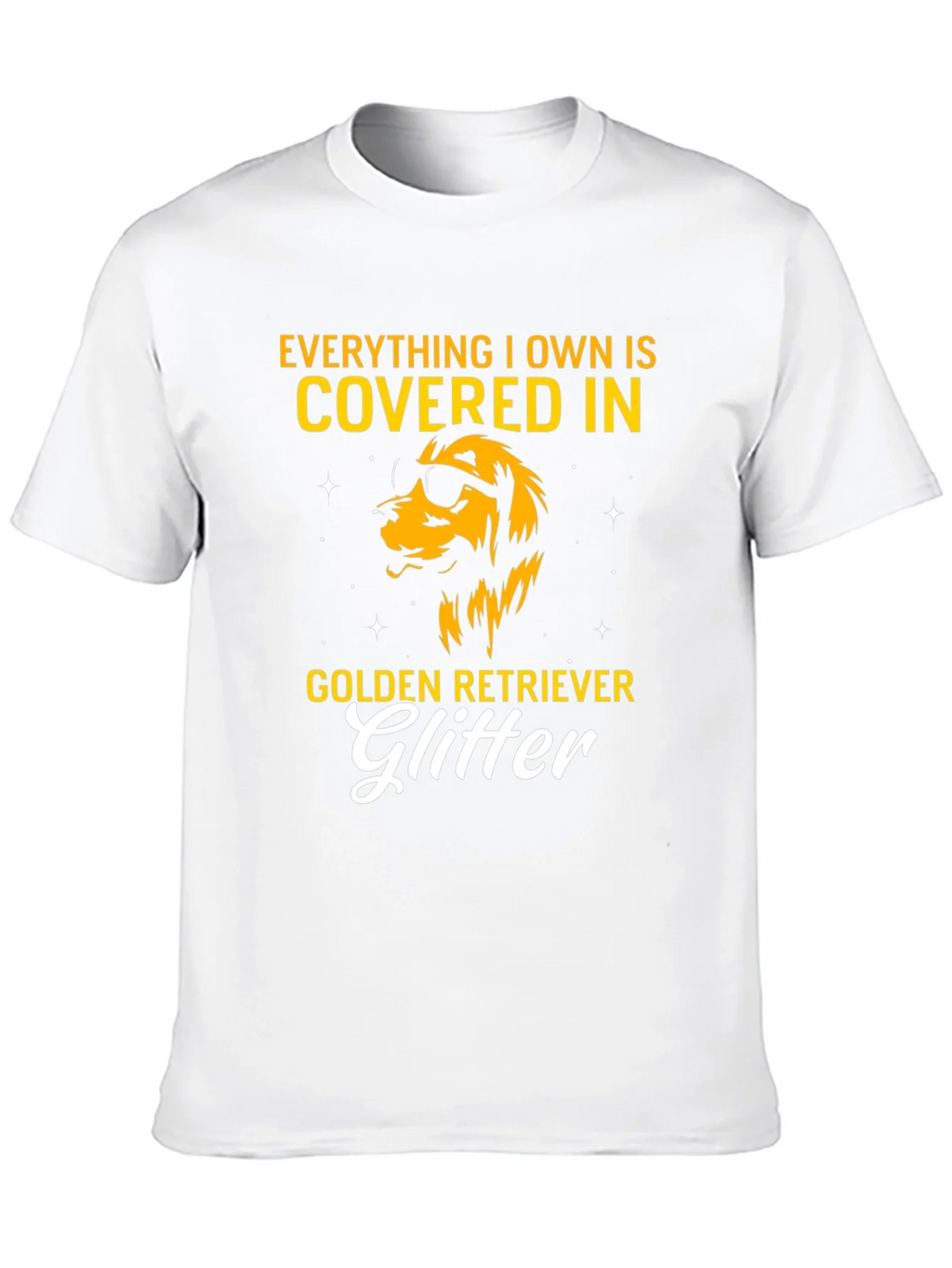 Golden Retriever Glitter T-Shirt product image 9