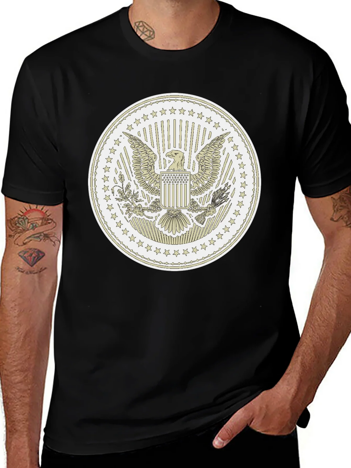 Presidential Seal Black T-Shirt product image 1