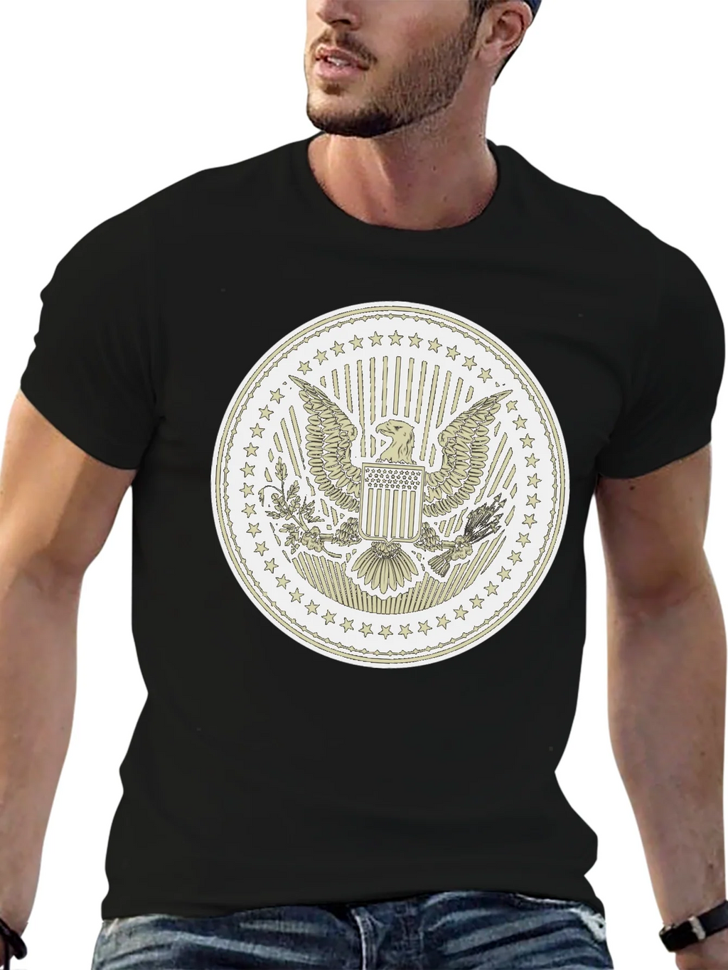 Presidential Seal Black T-Shirt product image 5