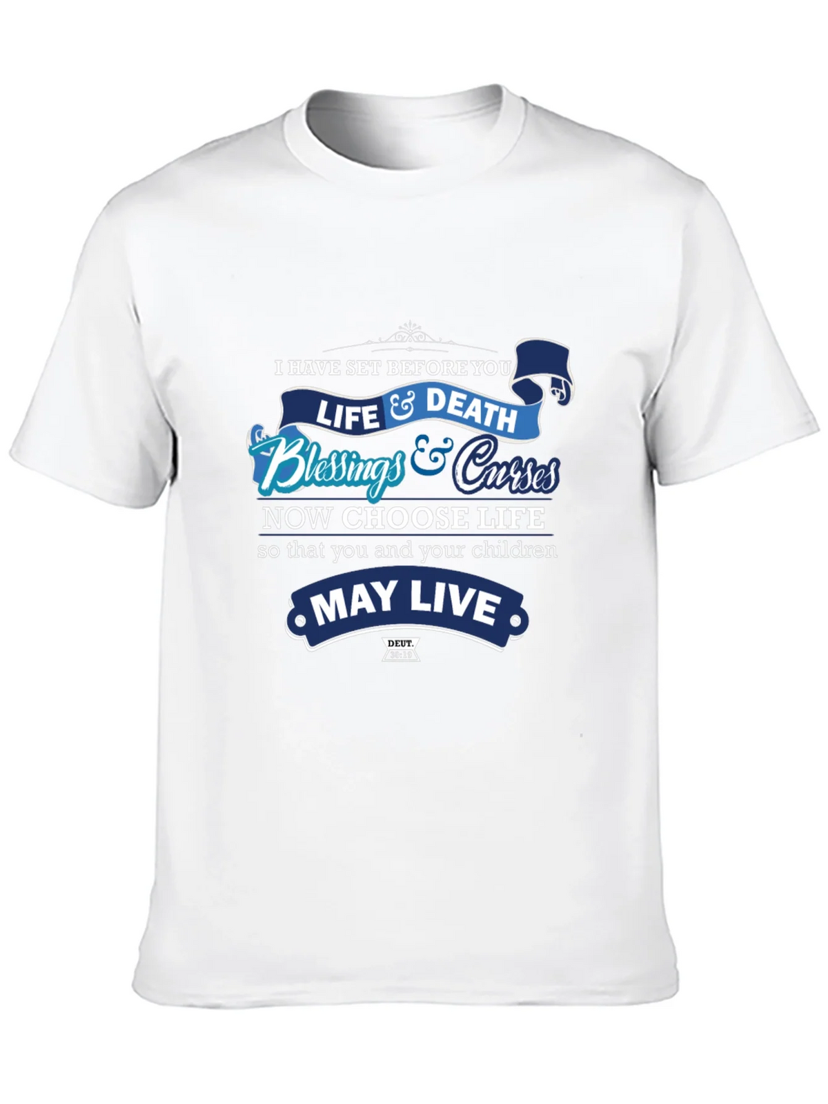 Choose Life T-Shirt: Blessings & Curses Graphic Tee product image 9