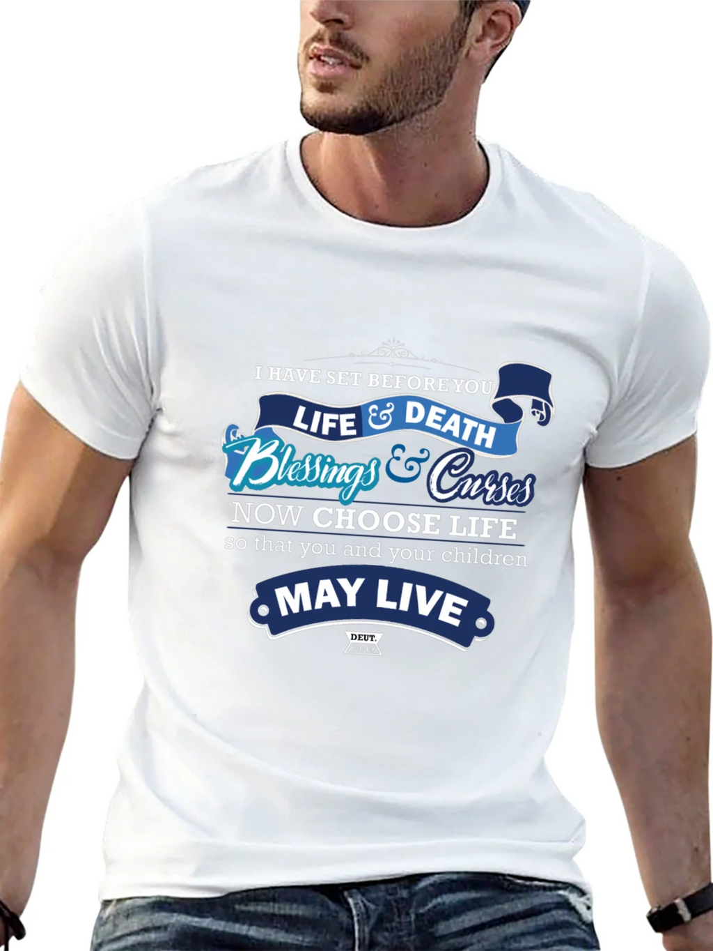 Choose Life T-Shirt: Blessings & Curses Graphic Tee product image 12