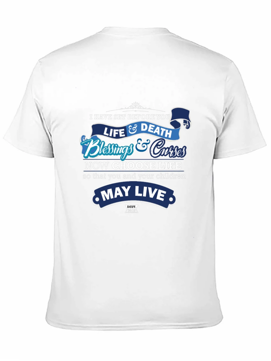 Choose Life T-Shirt: Blessings & Curses Graphic Tee product image 10
