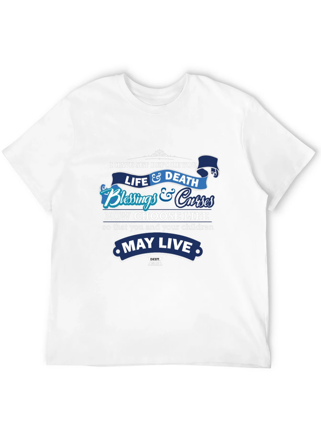 Choose Life T-Shirt: Blessings & Curses Graphic Tee product image 11