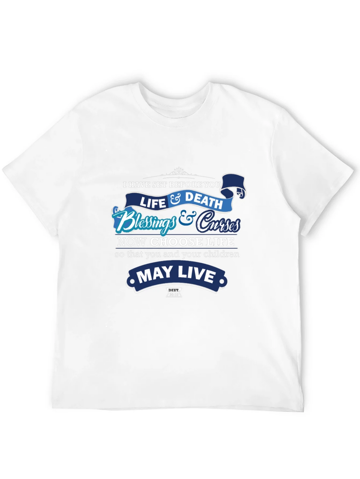 Choose Life T-Shirt: Blessings & Curses Graphic Tee product image 11