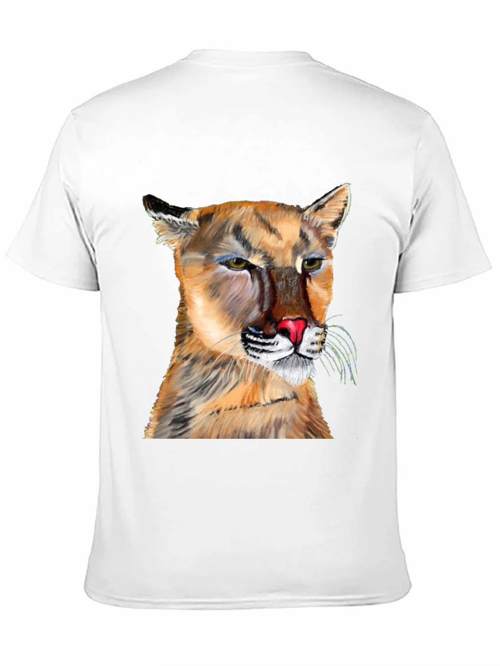 Cougar Graphic Tee - Black Crew Neck product image 10