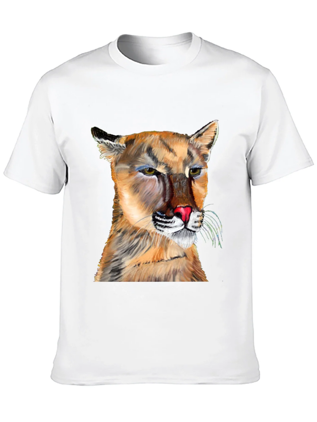 Cougar Graphic Tee - Black Crew Neck product image 9