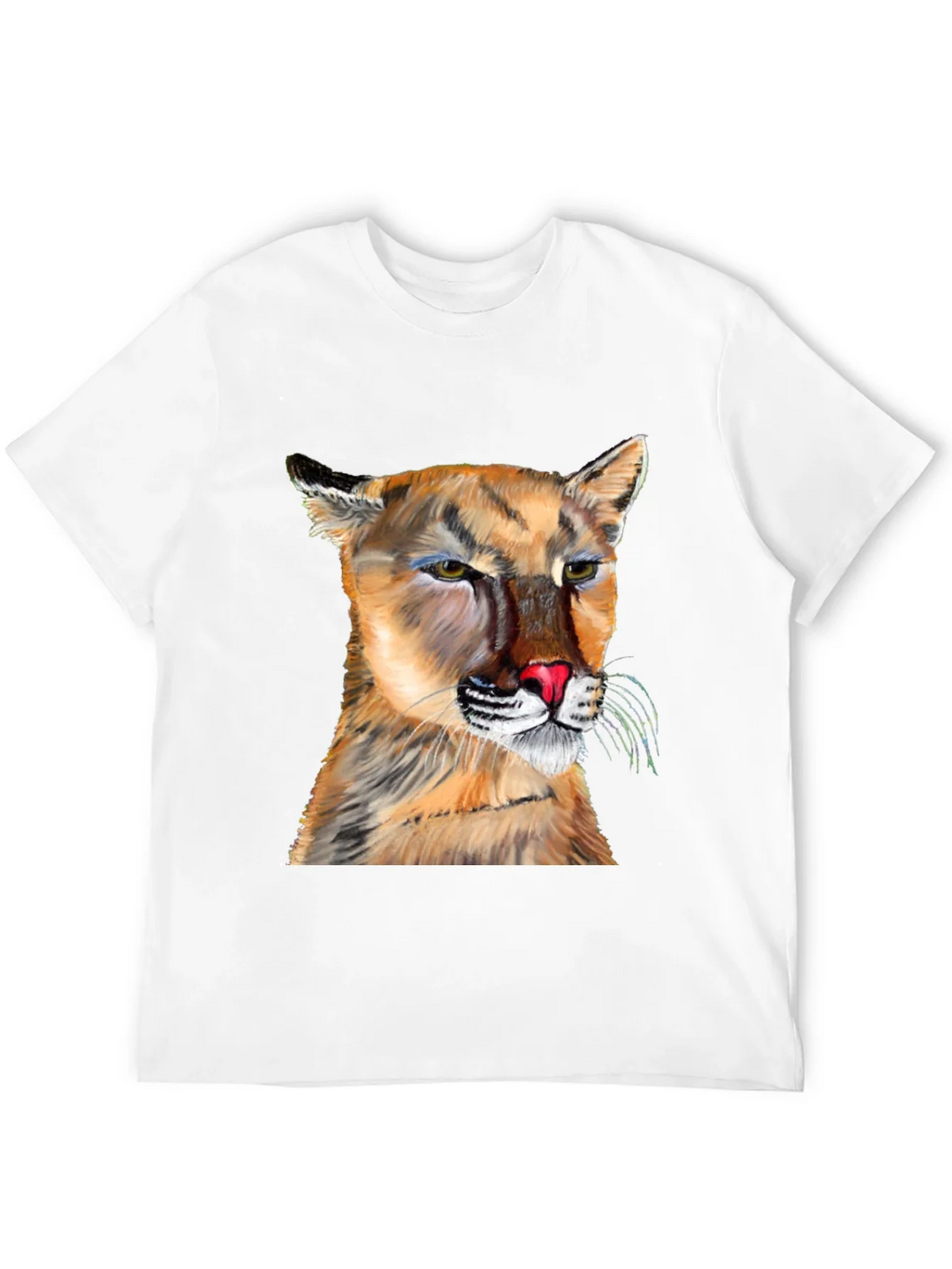 Cougar Graphic Tee - Black Crew Neck product image 11