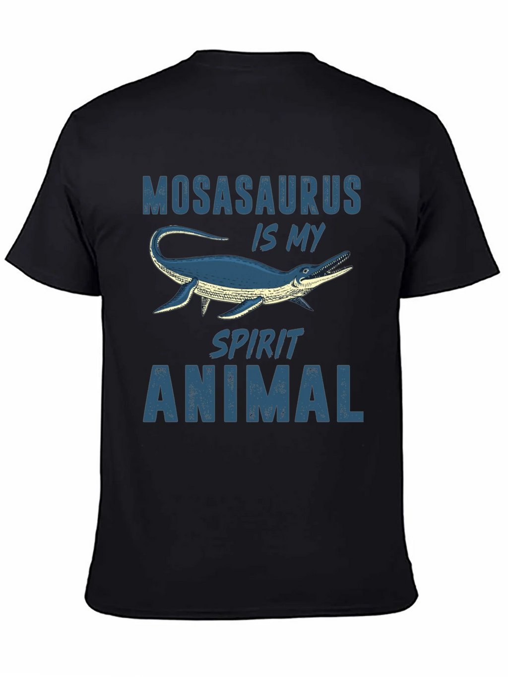 Mosasaurus Spirit Animal Graphic Tee - Black product image 4