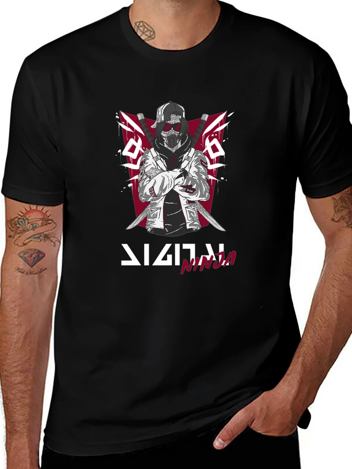 Digital Ninja Graphic T-Shirt - Urban Style product image 1
