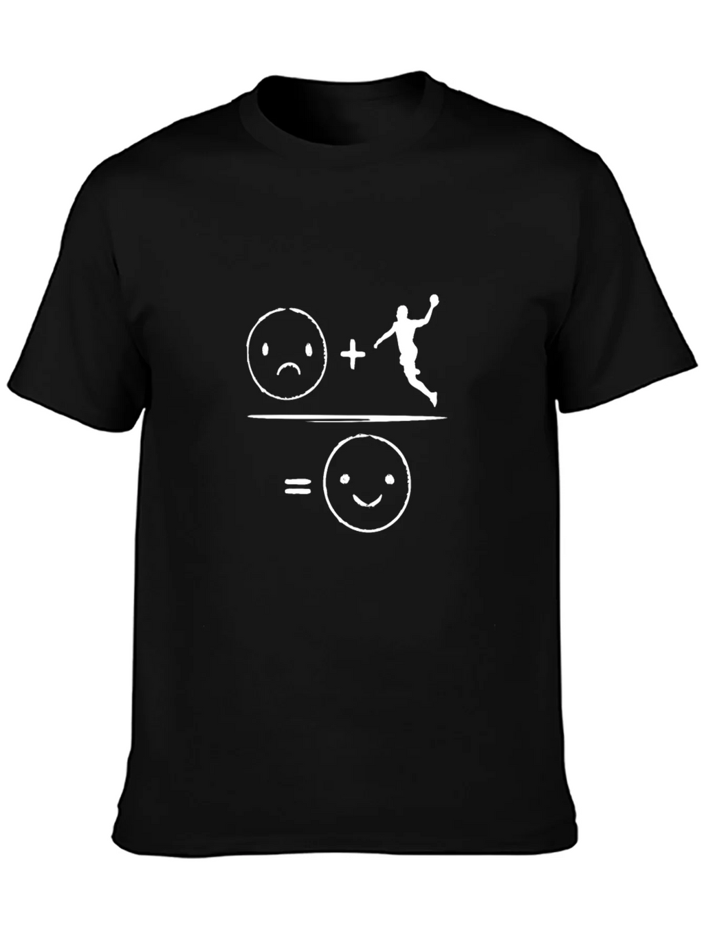 Handball Equation Black T-Shirt product image 3