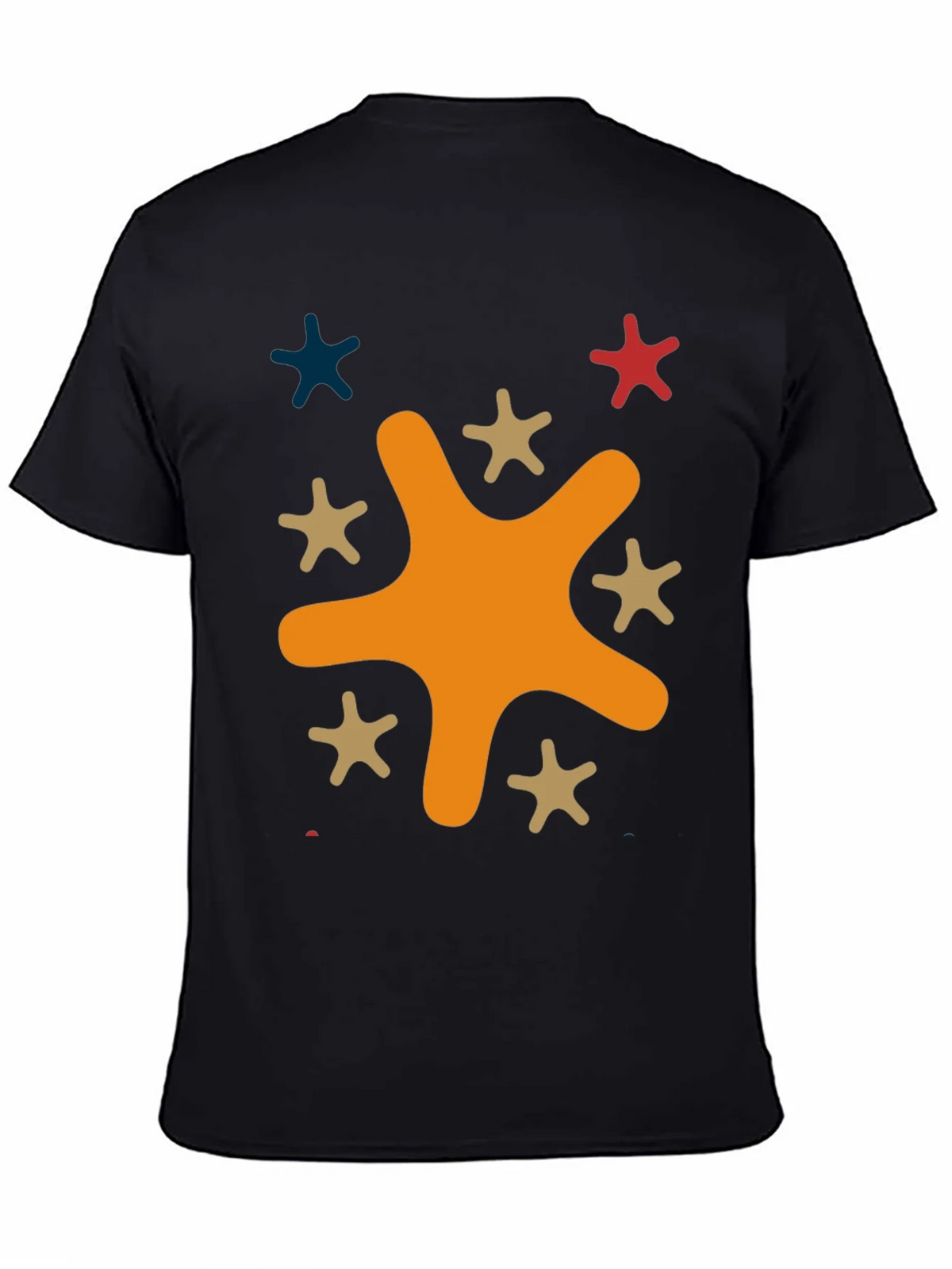 Funky Splatter Star Graphic Tee - Casual Style product image 4