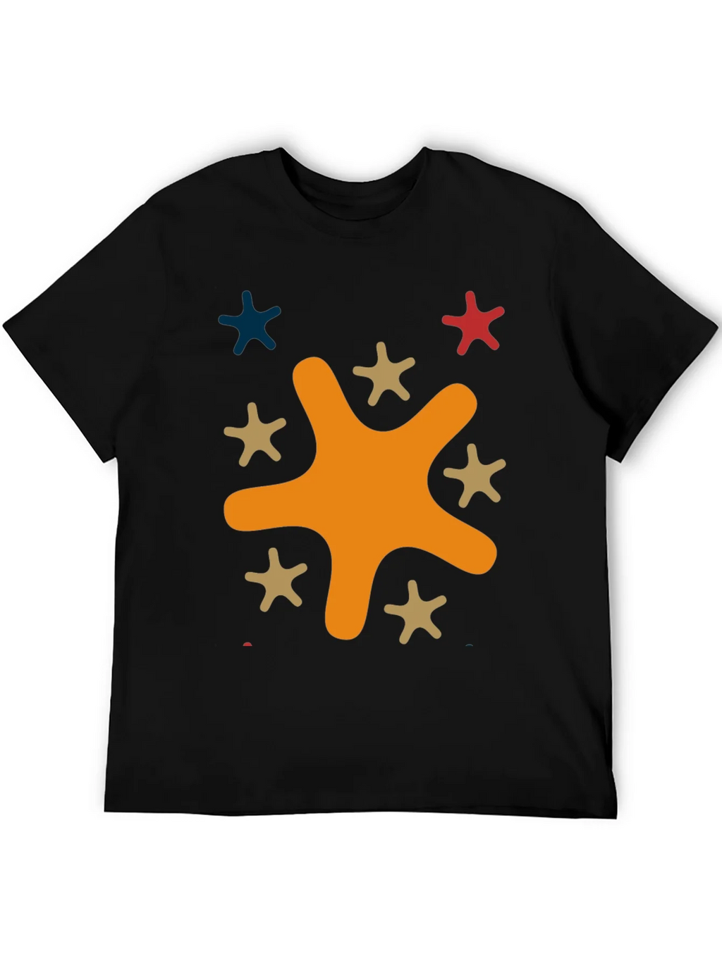 Funky Splatter Star Graphic Tee - Casual Style product image 5