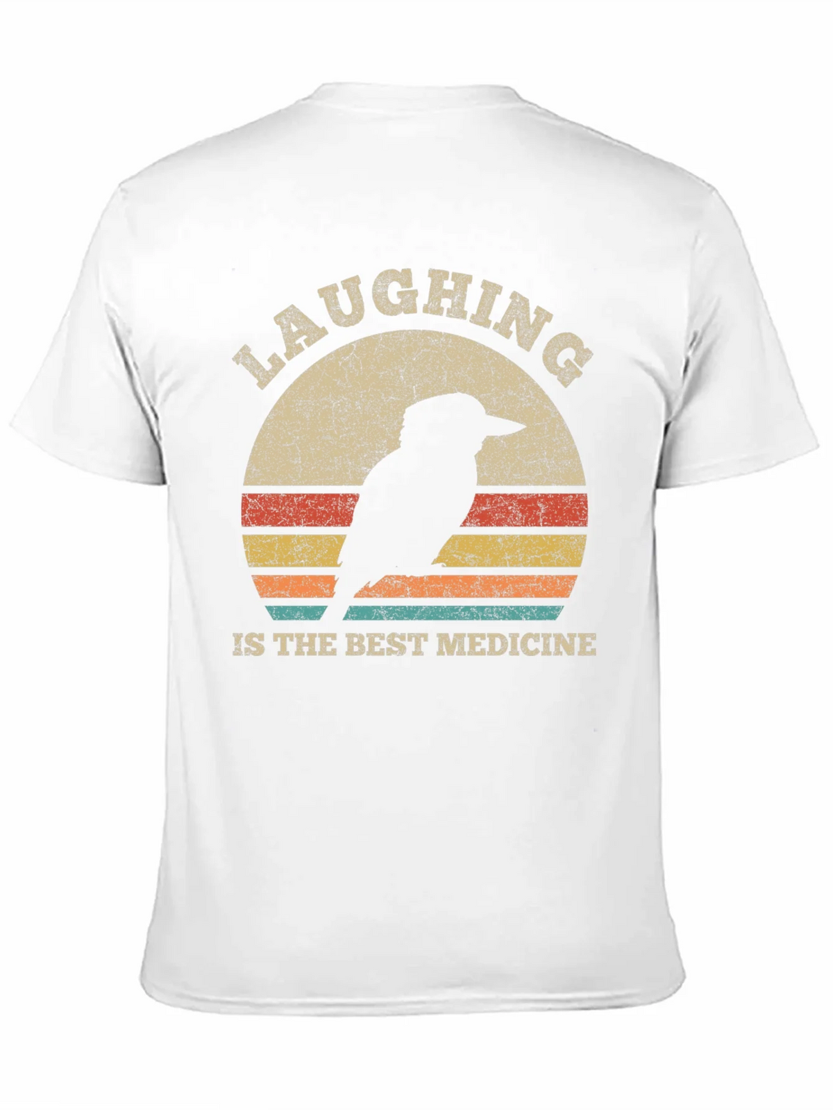 Laughing Bird Retro Graphic Tee - Unisex Cotton T-Shirt product image 8