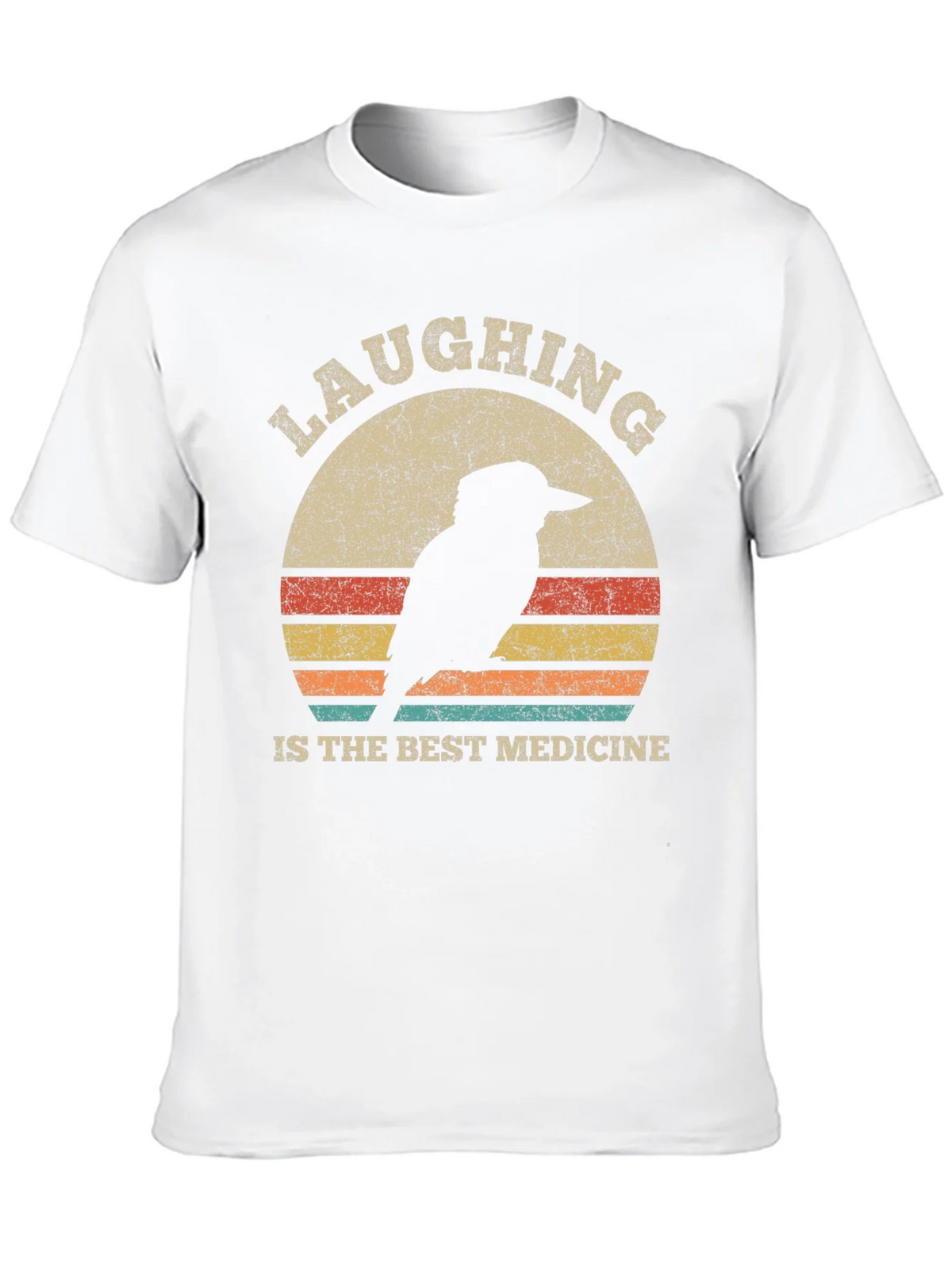 Laughing Bird Retro Graphic Tee - Unisex Cotton T-Shirt product image 7