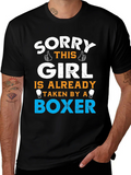 Sorry Girl Taken by a Boxer T-Shirt product image 1