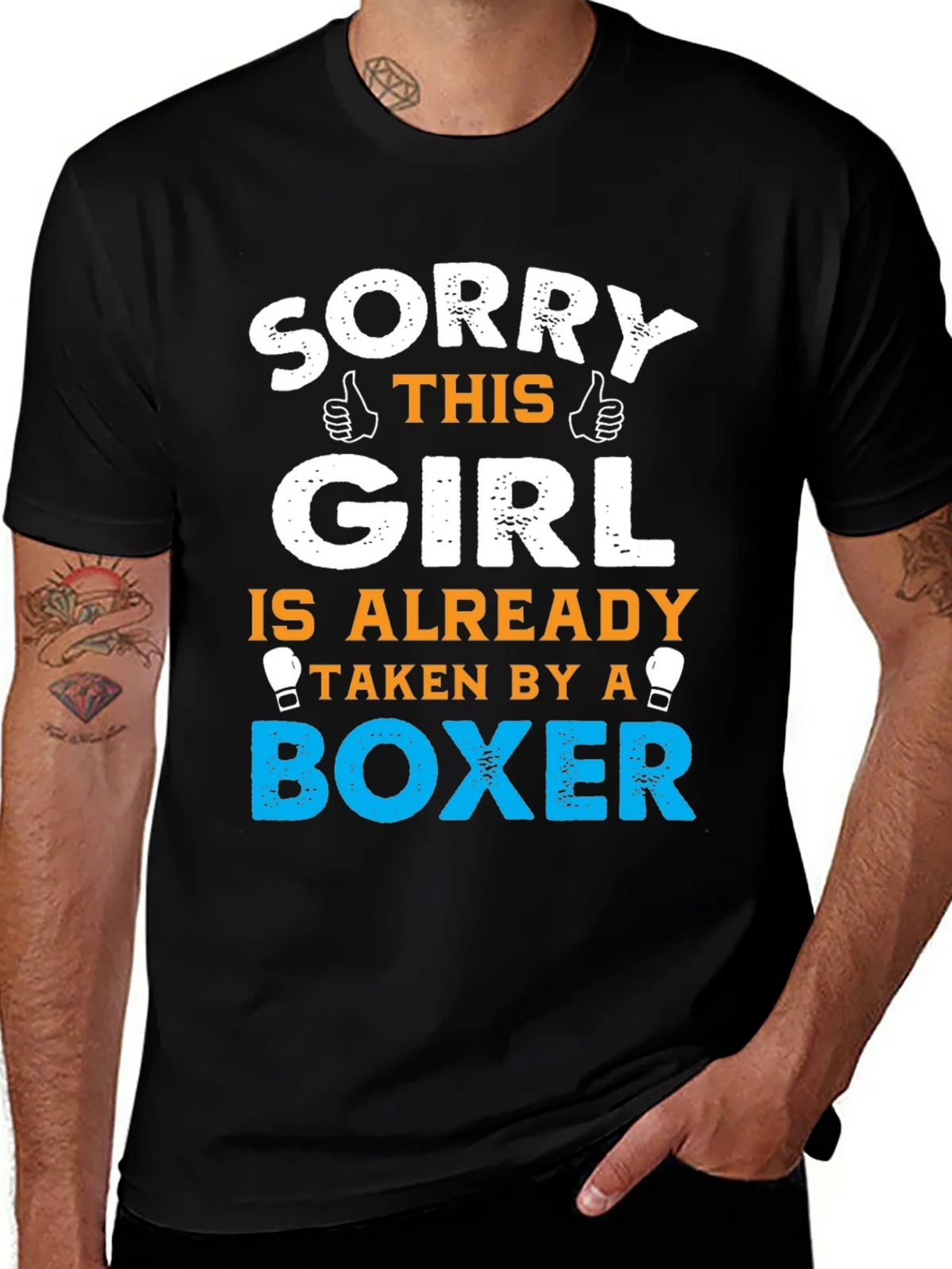 Sorry Girl Taken by a Boxer T-Shirt product image 1
