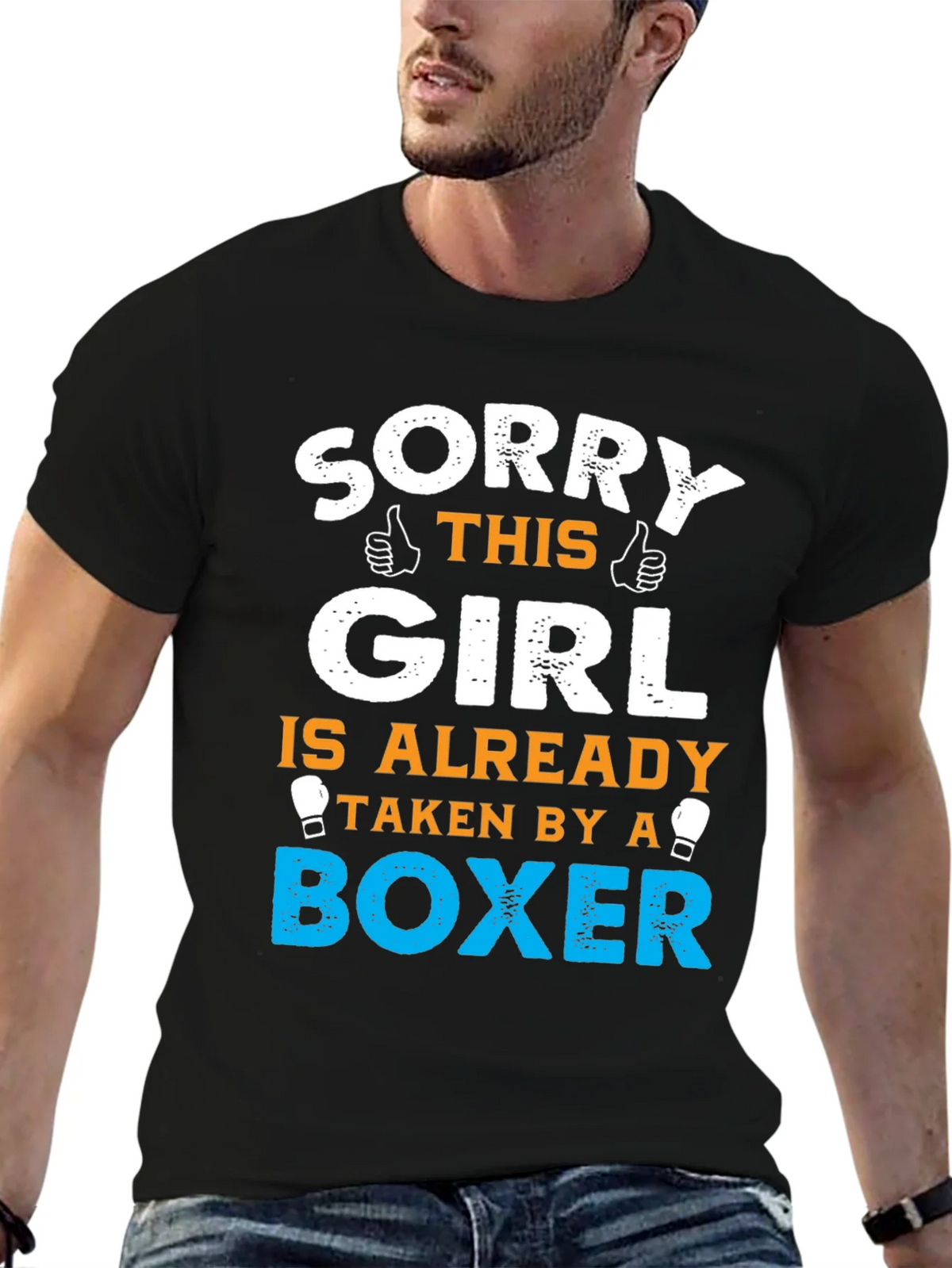 Sorry Girl Taken by a Boxer T-Shirt product image 5
