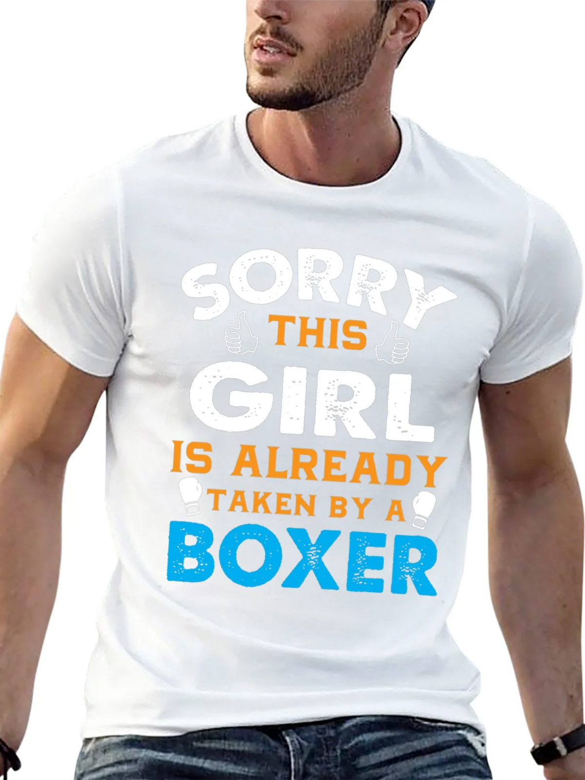 Sorry Girl Taken by a Boxer T-Shirt product image 10