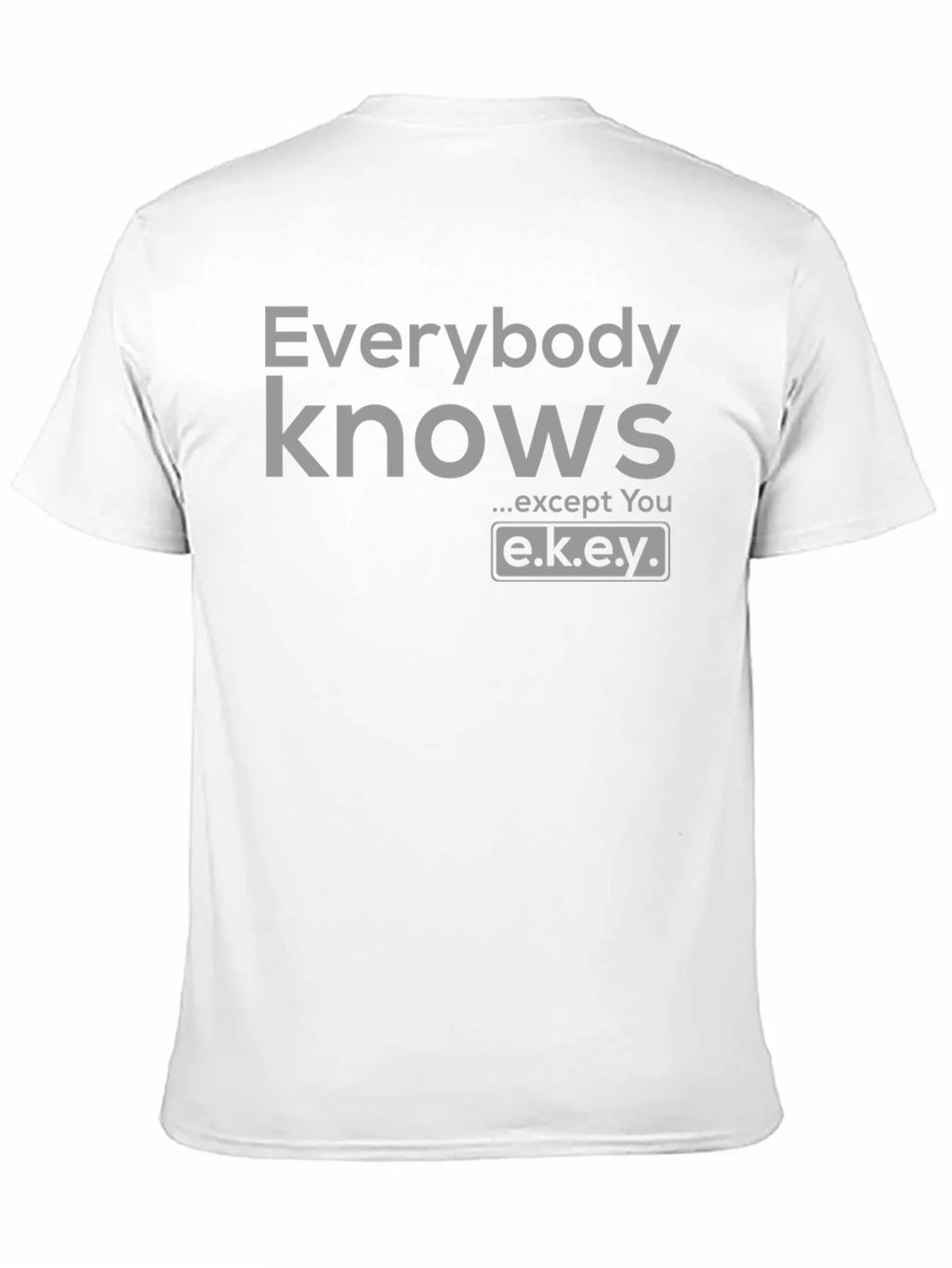 Everybody Knows T-Shirt - Except You - Novelty Graphic Tee product image 10