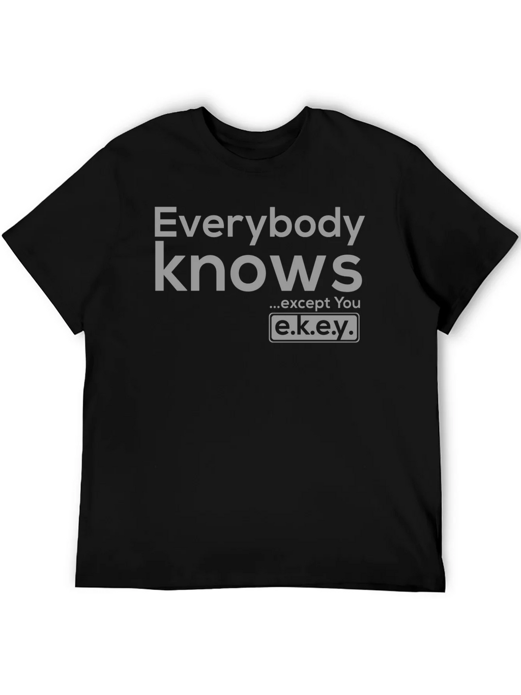 Everybody Knows T-Shirt - Except You - Novelty Graphic Tee product image 5