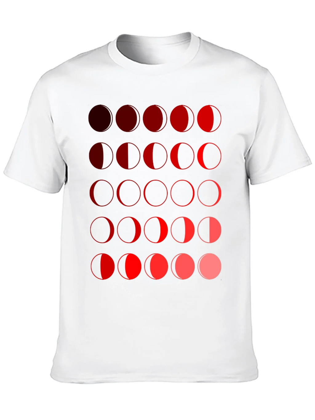 Moon Phase Graphic Tee - Black Unisex T-Shirt product image 9