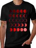 Moon Phase Graphic Tee - Black Unisex T-Shirt product image 1