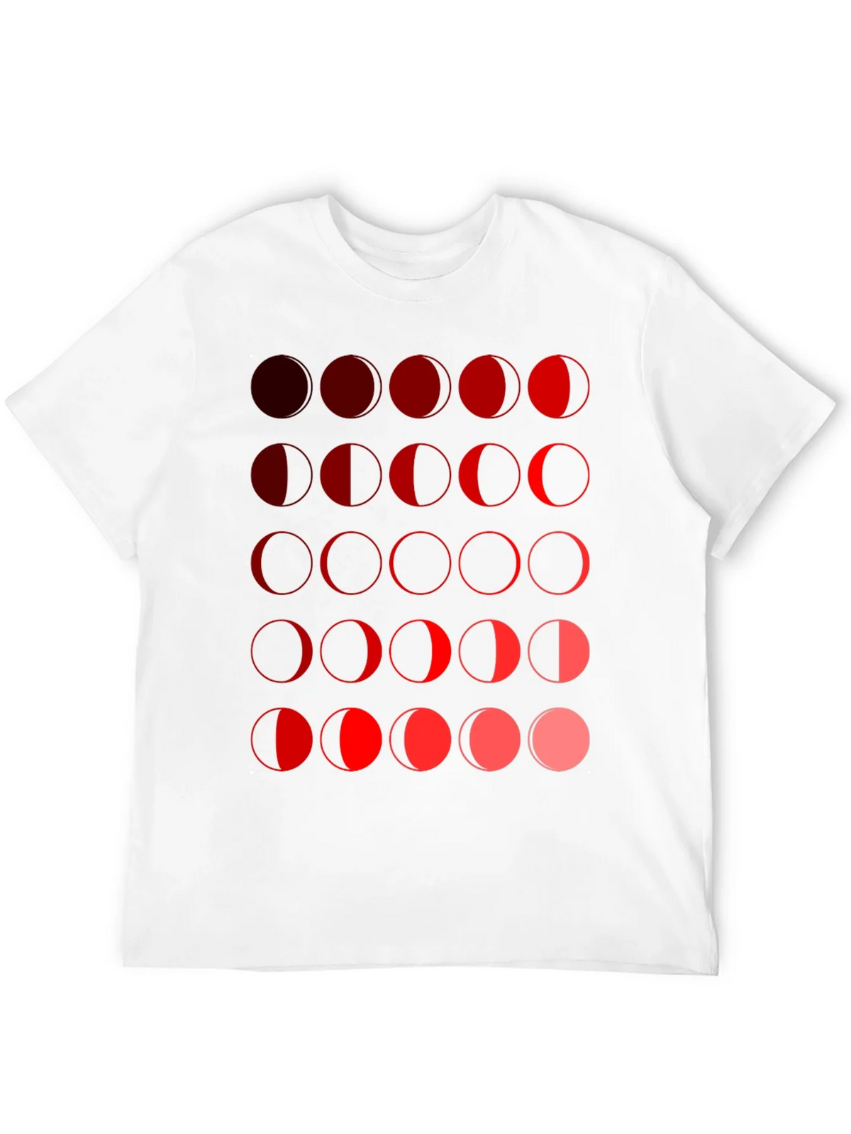 Moon Phase Graphic Tee - Black Unisex T-Shirt product image 11