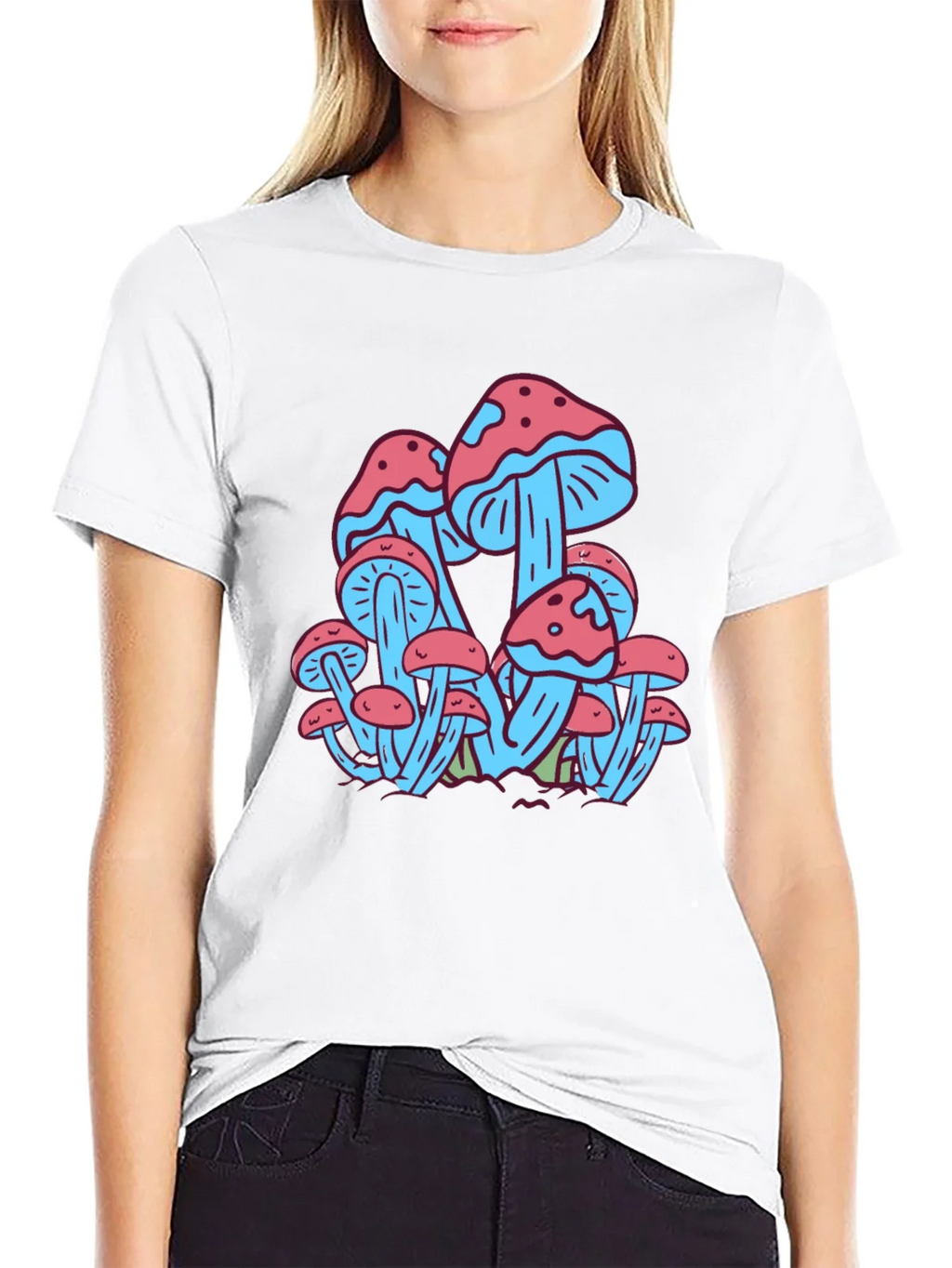 Mushroom Print Tee - Funky Graphic T-Shirt product image 8