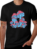 Mushroom Print Tee - Funky Graphic T-Shirt product image 1