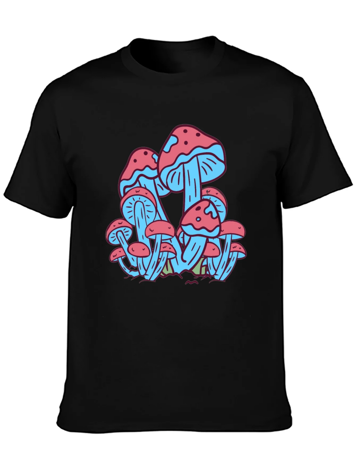 Mushroom Print Tee - Funky Graphic T-Shirt product image 3