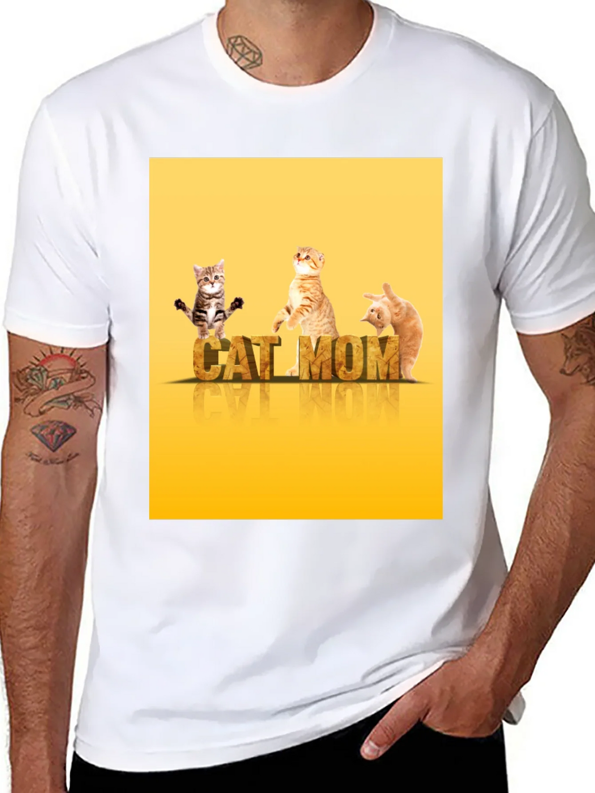 Cat Mom T-Shirt - Cute Kitten Design product image 7