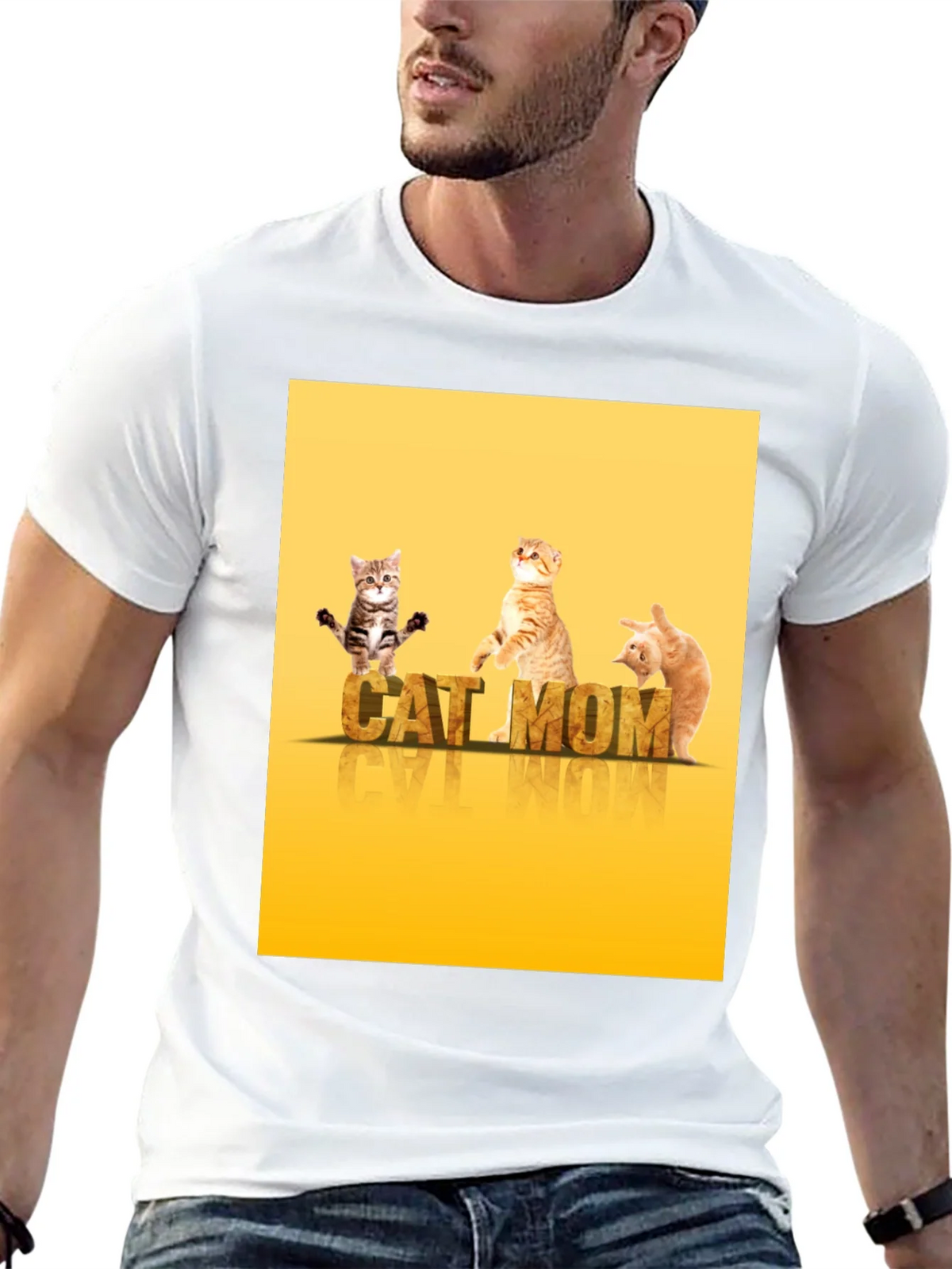 Cat Mom T-Shirt - Cute Kitten Design product image 9