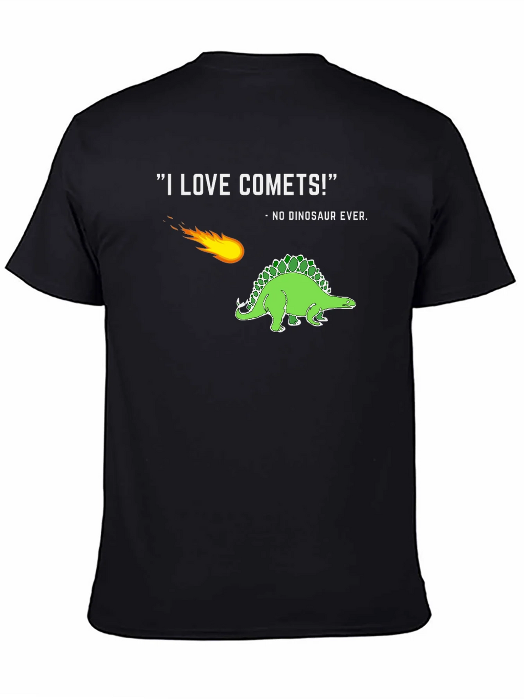 Comet & Dinosaur Graphic T-Shirt product image 3