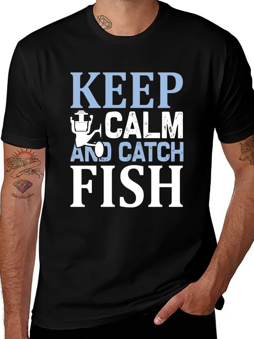 Keep Calm and Catch Fish T-Shirt product image 1