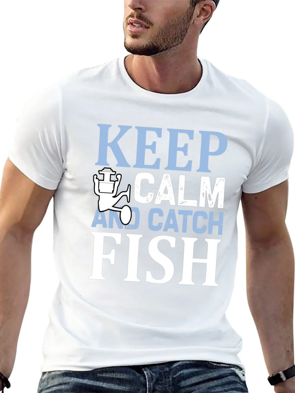 Keep Calm and Catch Fish T-Shirt product image 7