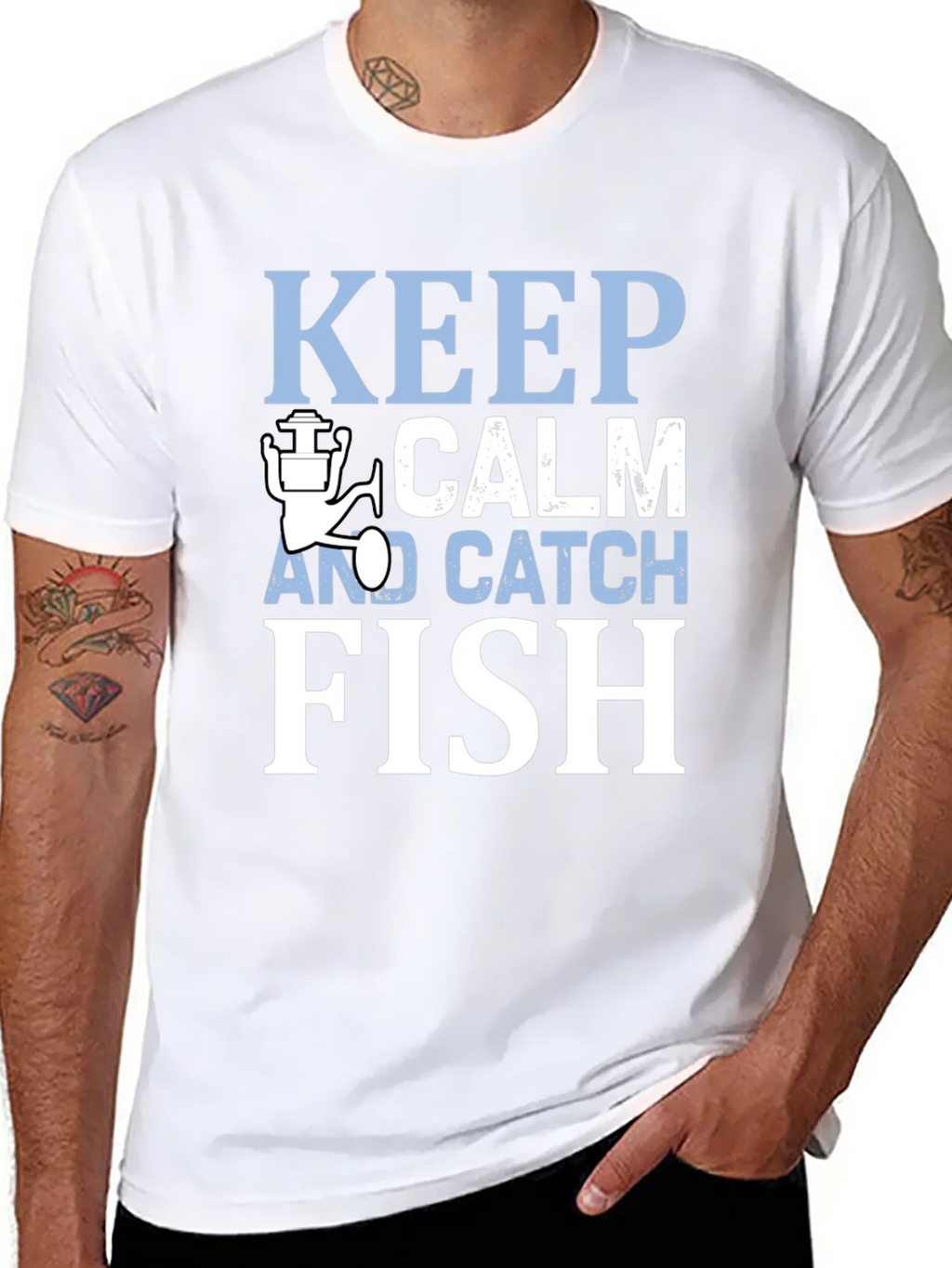 Keep Calm and Catch Fish T-Shirt product image 4