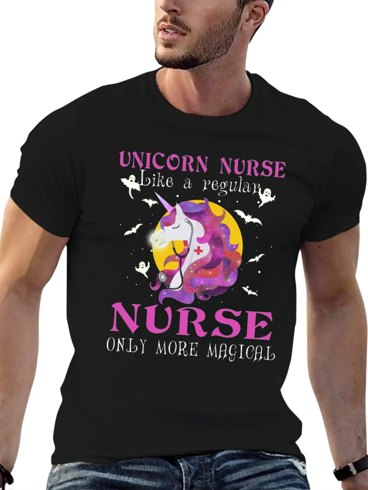 Unicorn Nurse T-Shirt - Magical Healthcare Hero Tee product image 4