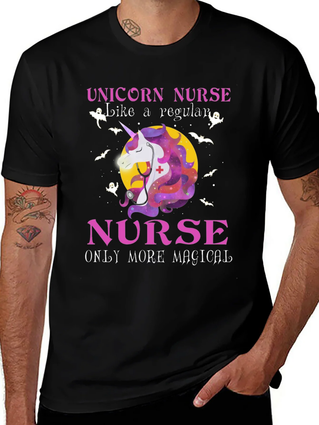 Unicorn Nurse T-Shirt - Magical Healthcare Hero Tee product image 1