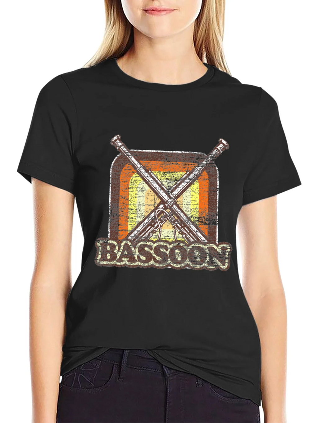 Retro Bassoon T-Shirt - Music Lover Gift product image 2