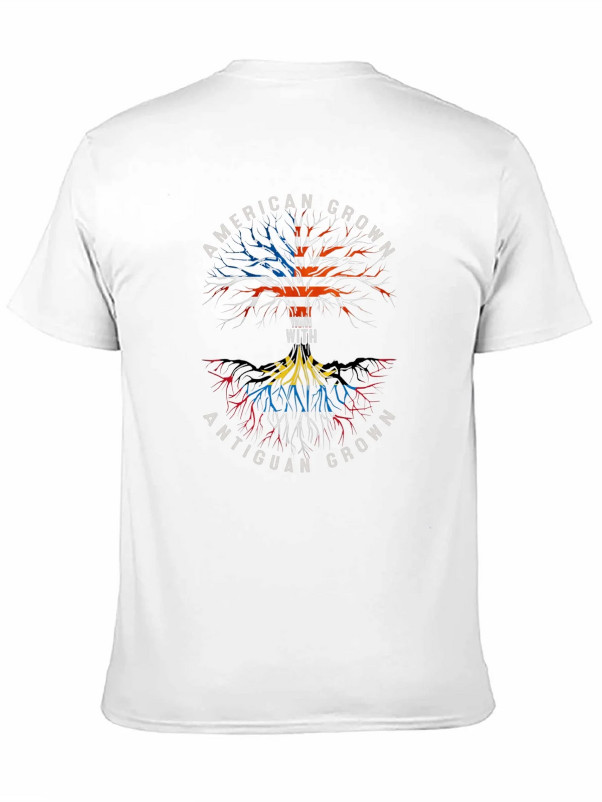 American & Antiguan Grown Roots Graphic Tee product image 10